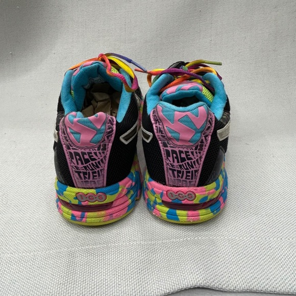 Asics Gel-Noosa Tri 8 Sneaker Womens 9.5 Running Shoes Neon MultiColor Triathlin - Picture 3 of 9